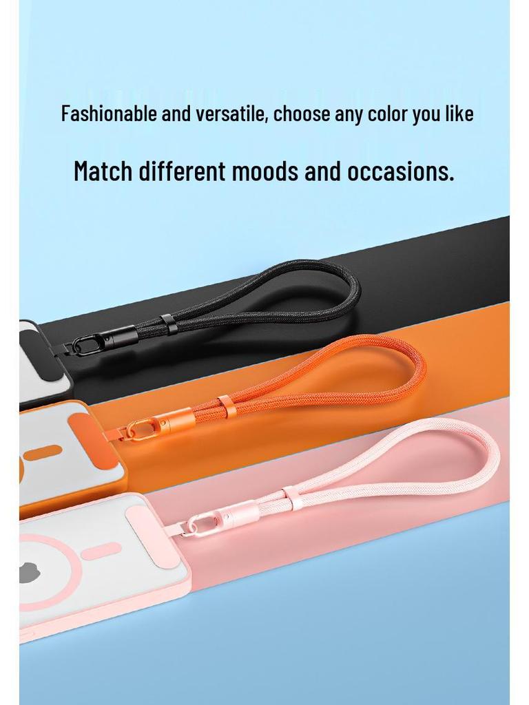Adjustable Phone Lanyard Wrist Strap with Clip - Anti-drop, Anti-lost Self-locking Bracelet.