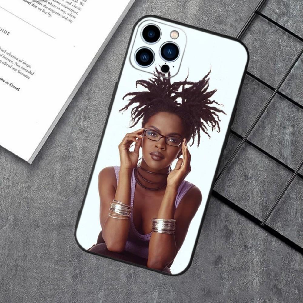 Rapper Lauryn Hill  Phone Case For Apple iPhone 15,14,13,12,11,XS,XR,X,8,7,Pro,Max,Plus,mini Silicone Black Cover