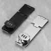 Household Cabinet Password Hasp Locks Cabinet Door Combination Lock Door Security Slide Latch Lock for Small Doors Cabinets Door