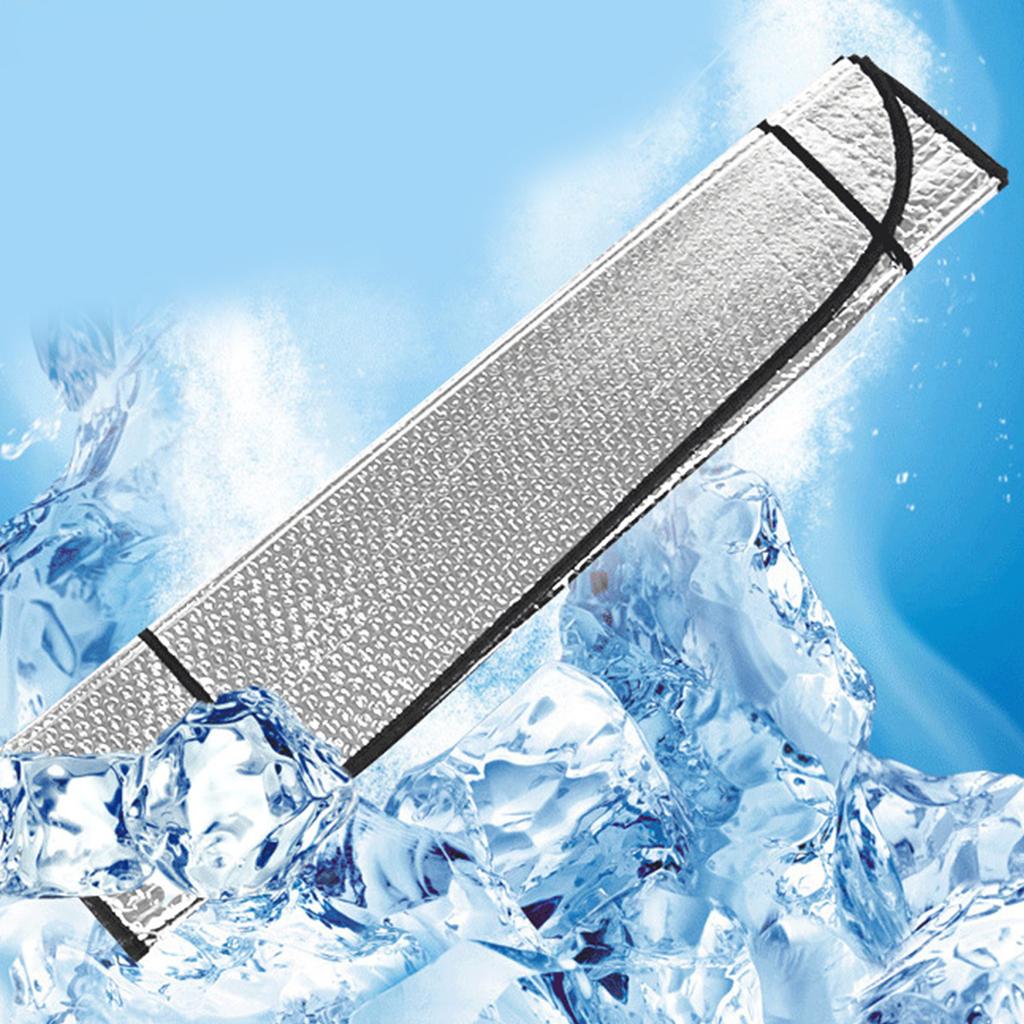 Car Windshield Sunshade Thickened 130x60cm Sun Protection Heat Insulation Windscreen Sun Visor Universal for Vehicle