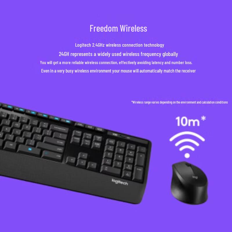 Logitech MK345 Wireless Keyboard and Mouse Combo