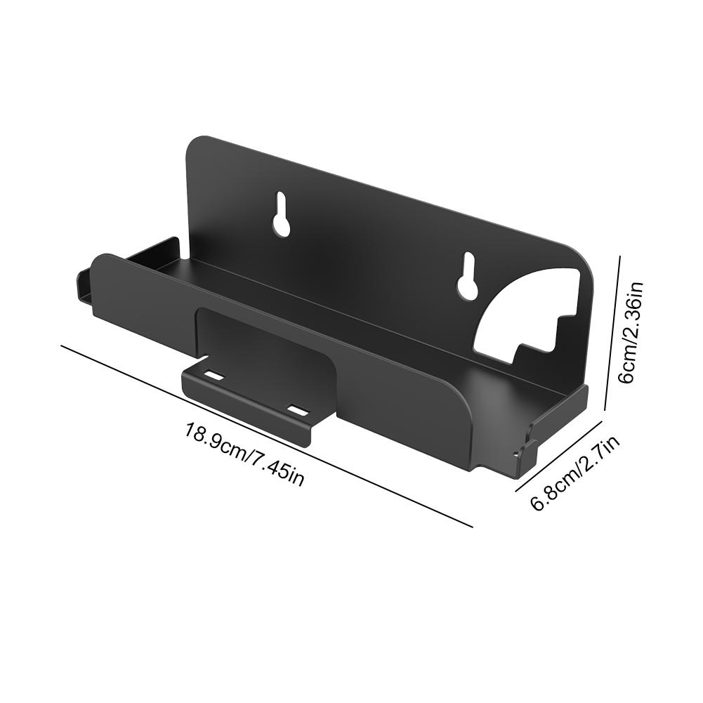 Wall Mount Host Stand for Switch/Switch OLED Console Wall Mounted Holder Bracket with Controller Hook Stand Handle Storage Rack