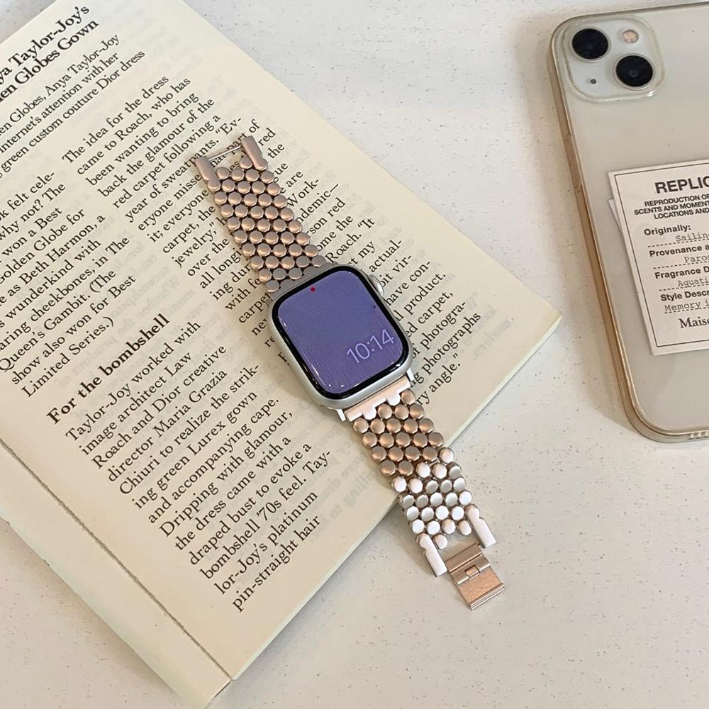Luxury Stainless Steel Starlight Bracelet For Apple Watch Ultra 3 49mm Band for iWatch 11 10 9 8 7 6 se 46mm 41 45mm 40 38 42 44