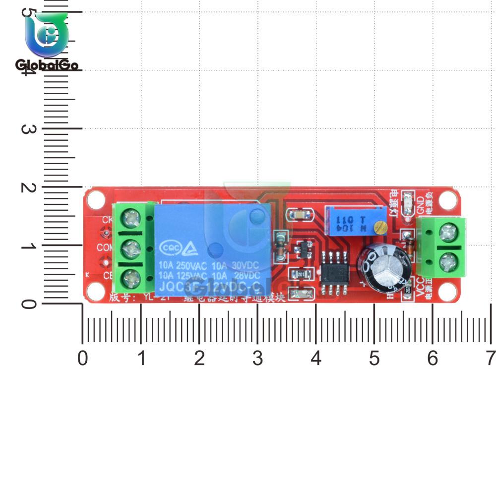 DC 5V 12V Delay NE555 Trigger Time Relay Shield Timing Timer Control Car Relays Timer Delay Switch Module Board Diy Tool