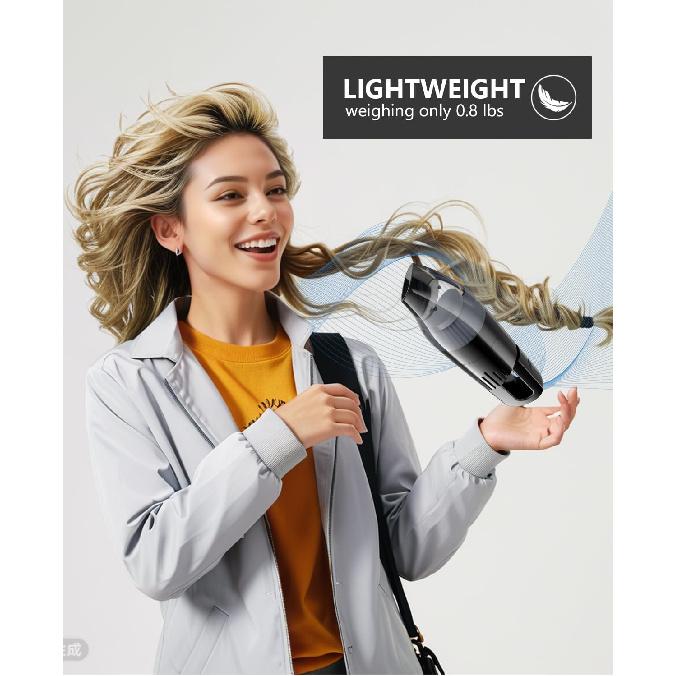 Handheld Vacuum Cleaner Cordless, Mini Portable Car Hand Vacuum Cleaner, Powerful Suction Hand Vac, Rechargeable Lightweight Handheld Vacuum for