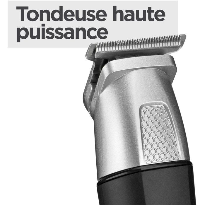 Tondeuse multifonction 11 en 1 - BABYLISS - P1363E - Batterie lithium - Waterproof - Kit complet
