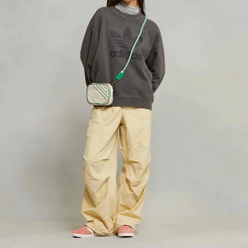 New Adidas Originals Crossbody Bags Ivory & Green IS3007