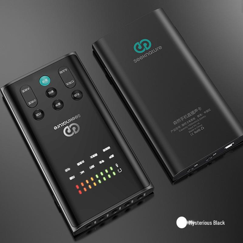 

Sen Ran Bo Ba 2nd Gen Mobile Phone Live Streaming Sound Card чорний
