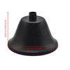 E27 Single Head Hanging Light Base, Metal Ceiling Cover, Trumpet Shape, Living Room Decor Black 180
