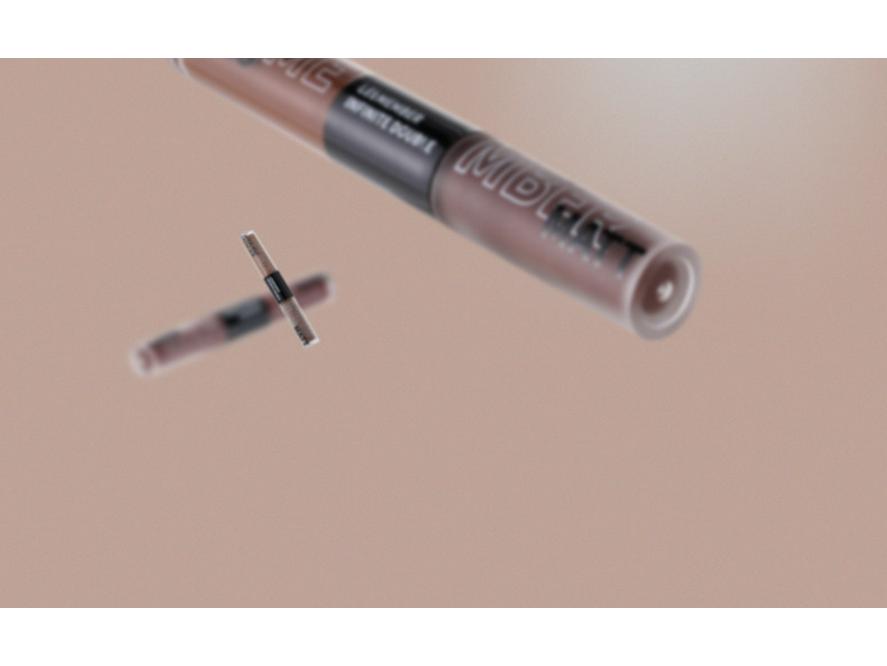 LEEMEMBER Limon Double-Ended Matte & Water Gloss Lip Set with Primer and Nude Lipstick.