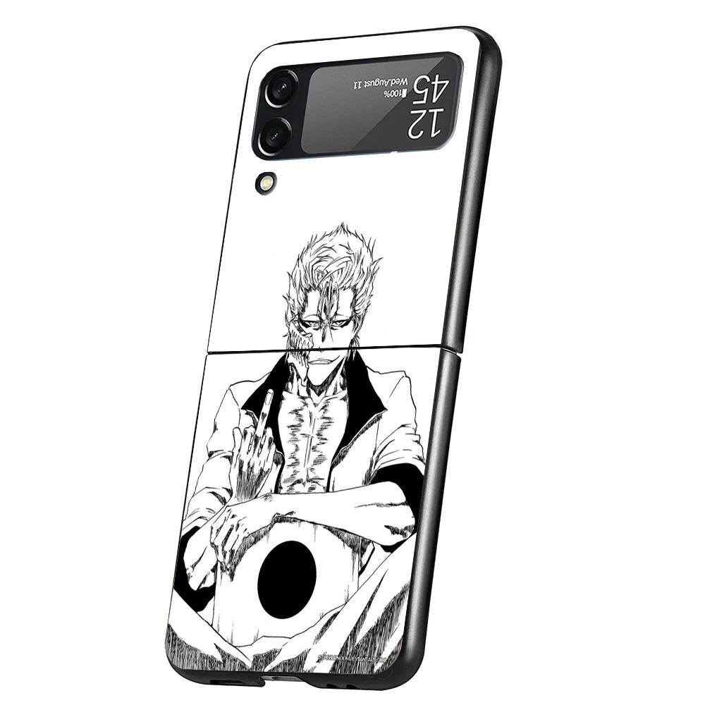 Bleach Grimmjow Cover Phone Case For Samsung Galaxy Z Flip 7 6 5 4 3 5G Flip7 Flip6 Flip5 Flip4 Flip3 Black Fundas Shell Galaxy Samsung Z Flip
