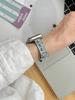 Starry Denim Leather Strap for Apple Watch 11, iWatch 109876E, Huawei GT6, and Xiaomi 9 Pro.