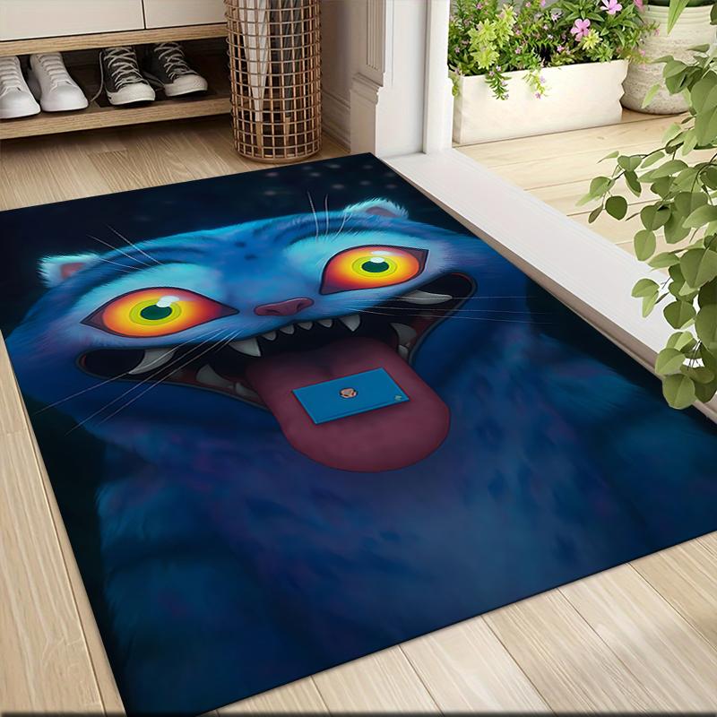 1Pc Fantasy Warrior Trio Carpet Rug Customizable Soft Washable Antislip Home Living Room Sofa Mats Personalized Rug 0917207