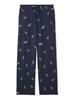 Gelato Pique HOMME Slub Dinosaur Print Long Pants PMCP254968 NVY Men's