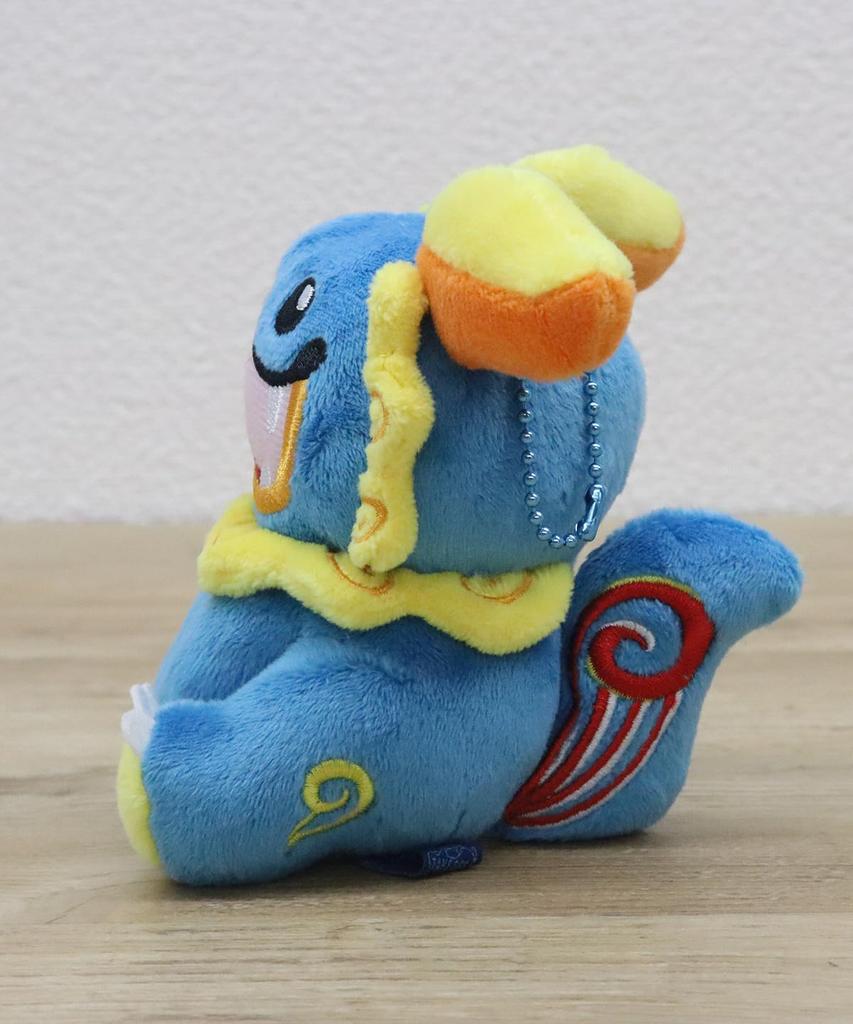 Take Off Okinawa Serie Shisa Plüschtier mit Kugelkette, Blau