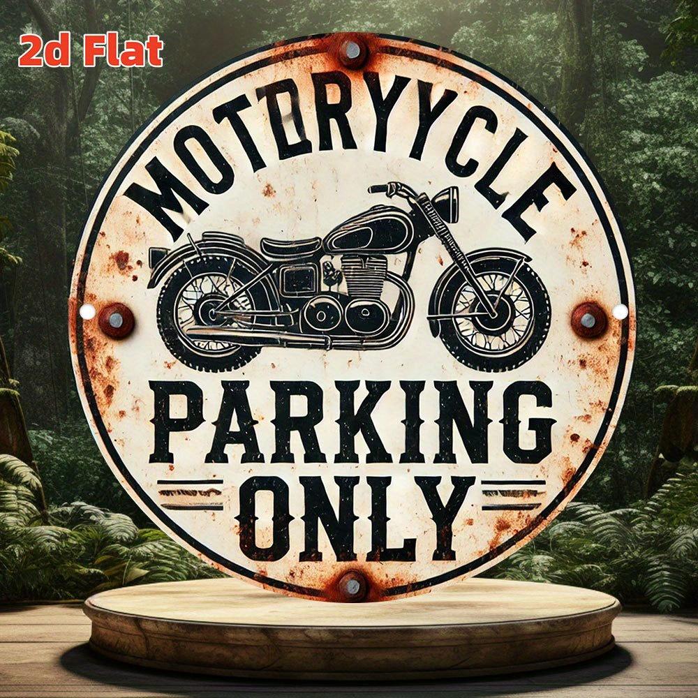 D Flat Round Sign with a Theme Featuring a Fish Logo This D Flat Metal Sign Measures X cm And Is Perfect for H