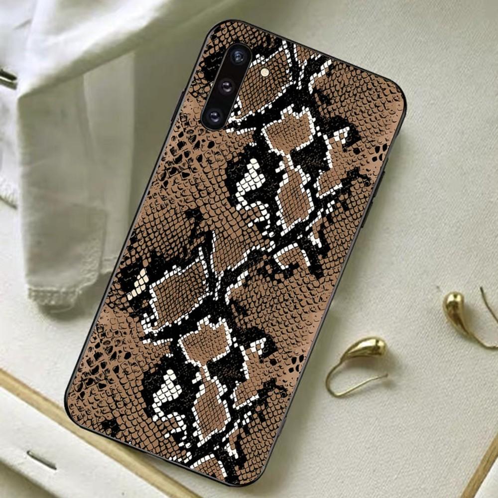 Snakes Skin Phone Case For Samsung A 13 21 30 31 32 51 52 53 70 for Huawei Honor 50 60 70 for OPPO Vivo