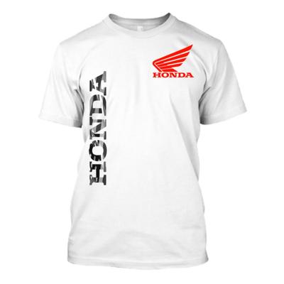 Honda Mens and Womens Tshirt Summer Motorcycle Tee American Style Racing Shortsleeved Spring Casual Cycling Offroad Top