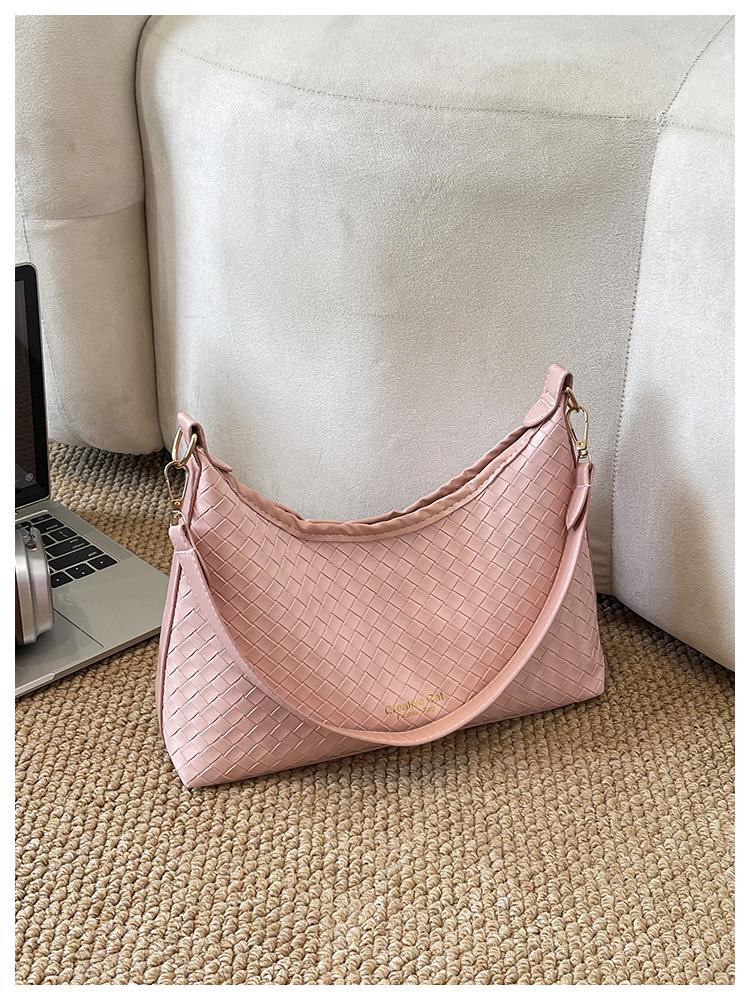 2026 Stylish Versatile Woven Shoulder Bag - Large Capacity Casual Women's Handbag