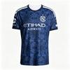26‑27 New York City FC Home Soccer Jersey Men Short Sleeve Quick‑Dry Football Shirt  Fan Version Sport Uniform Moto
