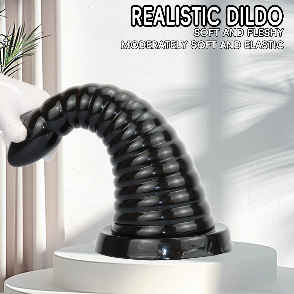 S/L Pagoda Jumbo Suction Cup Large Anal Plug, Oversized Threaded Anal Plug Bead Anal Expander Female Masturbator Adult 18+