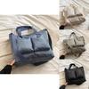 Trendy Street Style Oxford Cloth Tote Bag For Women 2024 Large Capacity Shoulder Bag For Daily Use