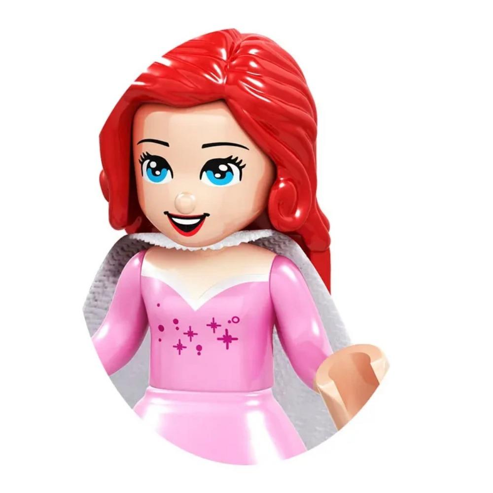 Παραμύθια Πριγκίπισσα Κορίτσι Καλλονή και το Τέρας Σταχτοπούτα Άννα Ολίβια Frozen Μοντέλο Χαρακτήρας Κτίσιμο Μπλοκ Παιδικά Παιχνίδια Δώρα