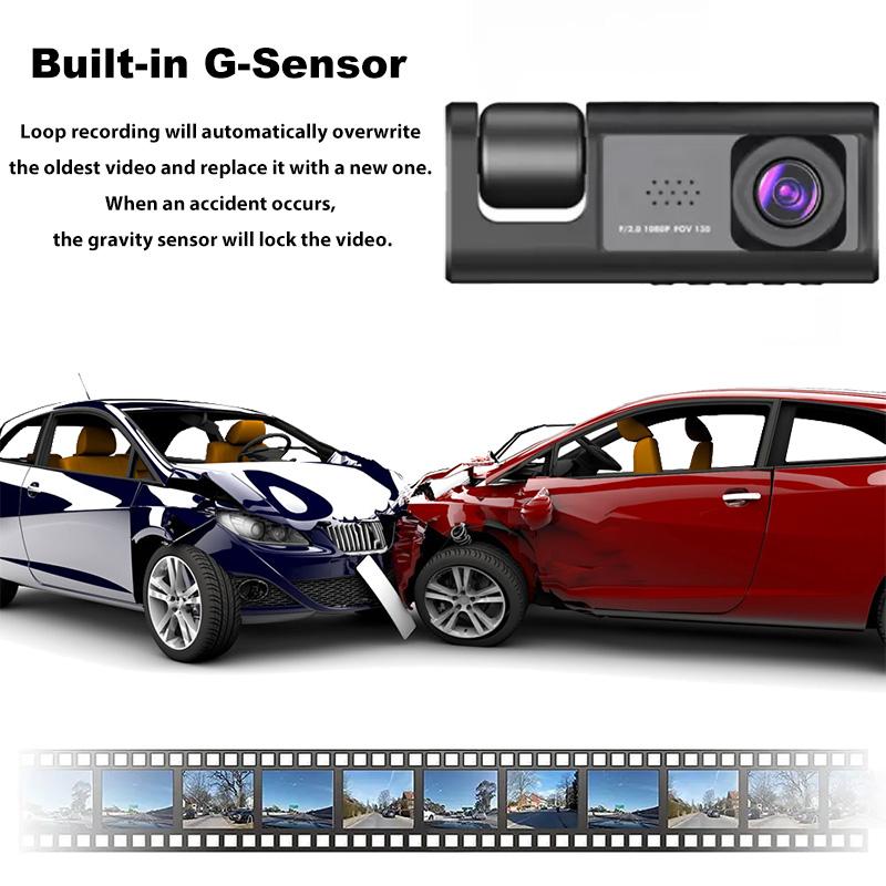 2 or 3 Channel Dashcam, Full Coverage of Front, Rear & Interior for All-Day Vehicle Protection