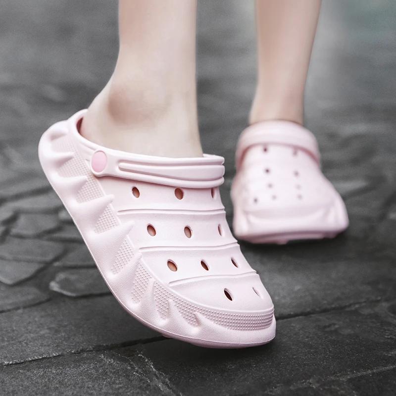 2024 summer beach Clogs slippers women casual Shoes Breathable sandals valentine slip on women flip flops home Slides for women
