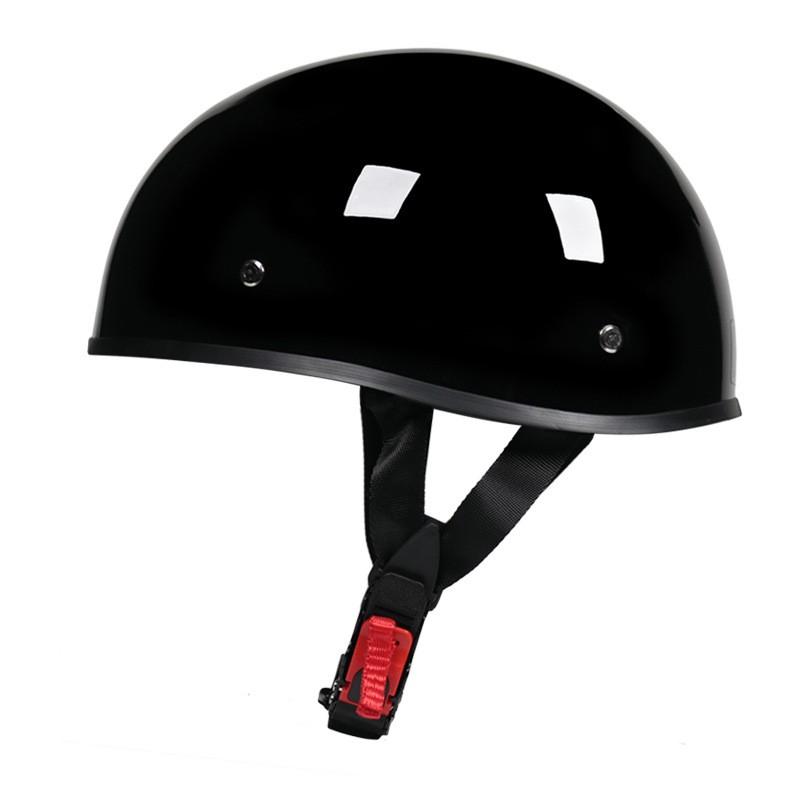 Lightweight Open-Face Motorcycle Helmet Men Women ABS Material Retro Style Full-Season Scooter Riding