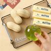 Jucării Jucării Măr Verde Squishy Unt de Arahide Jucărie Fidget Stres Crocant Strânge Textură Untoasă Moale ASMR Senzorial Anti Stres Adulți