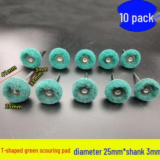 Electric Polishing & Rust Removal Brush: Steel & Copper Wire Grinder Head