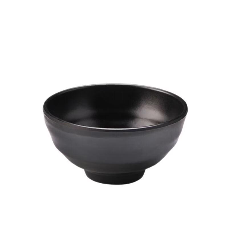 Qianxing A5 Melamine Frosted Black Bowls