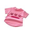 Girls' Summer 2025 Pure Cotton Short Sleeve Baby Top - Stylish A-Class Children's T-Shirt