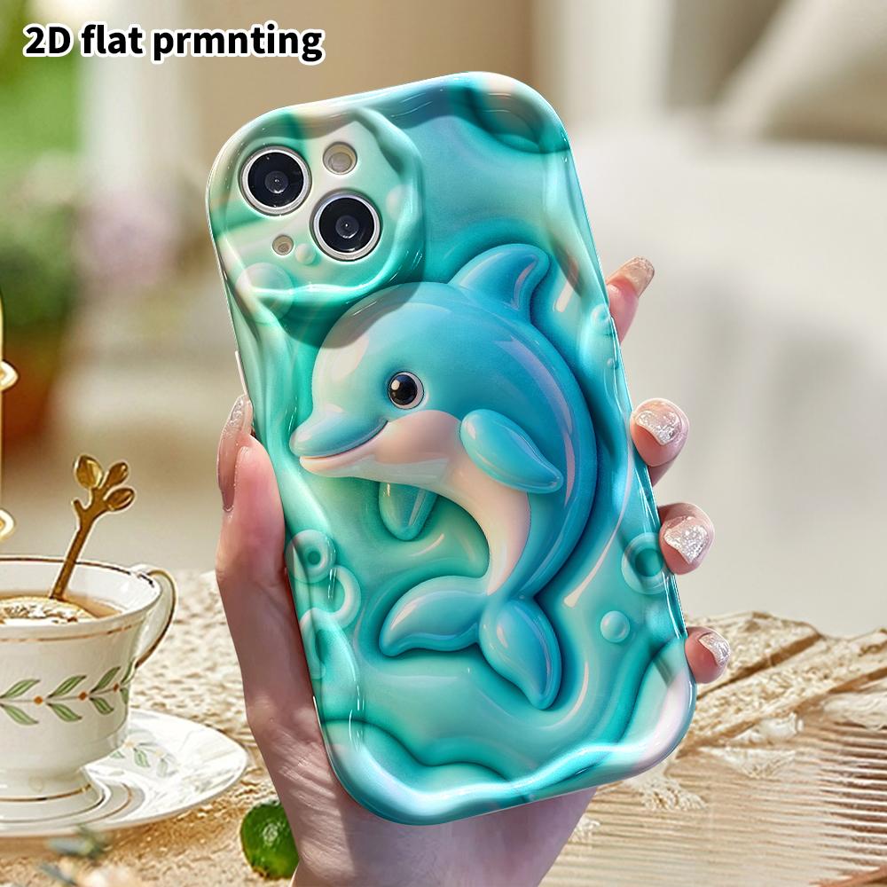 Phone Case: 2D Flat Design Suitable for iPhone 18 17 16 15 14 13 Pro Protective Case, Bubble Background, Perfect Christmas and Halloween Holiday Gift