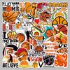 50 Waterproof Basketball Stickers for Luggage, Scooters, Computers & Tablets