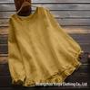 Korean Style Women's Wide-Leg Linen Pants: Summer Solid Color Fashion Casual Trousers