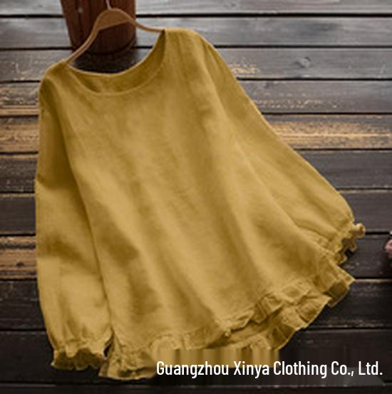 Korean Style Women's Wide-Leg Linen Pants: Summer Solid Color Fashion Casual Trousers