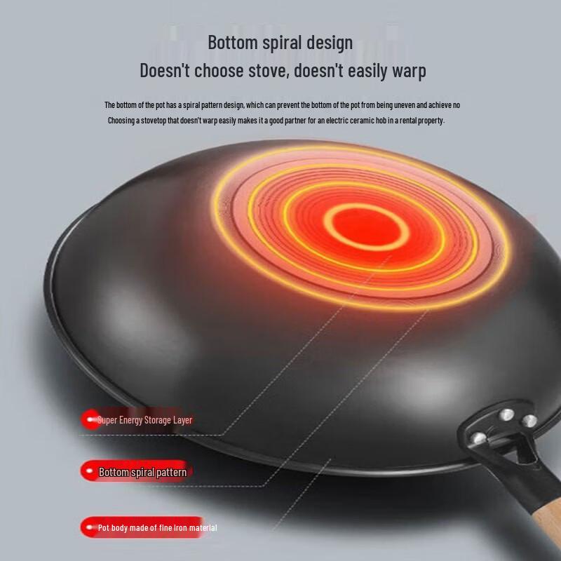 Kangbah Traditional Refined Iron Wok