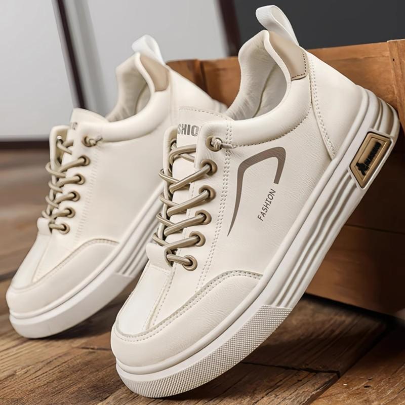 High Quality Trendy Men's Shoes New Breathable White Shoes Men's Sports and Leisure Board Shoes for Men Trendy Zapatos Casuales