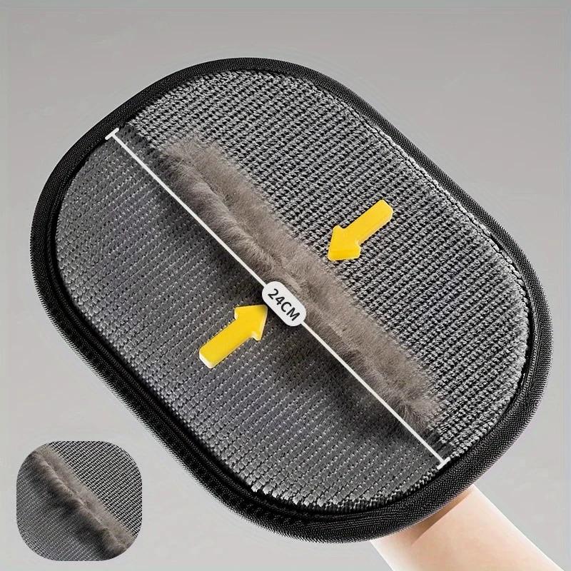 Pet Hair Remover Black Pet Static Hair Removal Gloves Essential for Cats and Dogs Home Durable Multi-role Hair Cleaning Tools