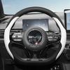 Leather Car Steering Wheel Cover for BYD Dolphin Mini Atto 1 2023 2024 2025 No Need To Sew Accessories By Hand