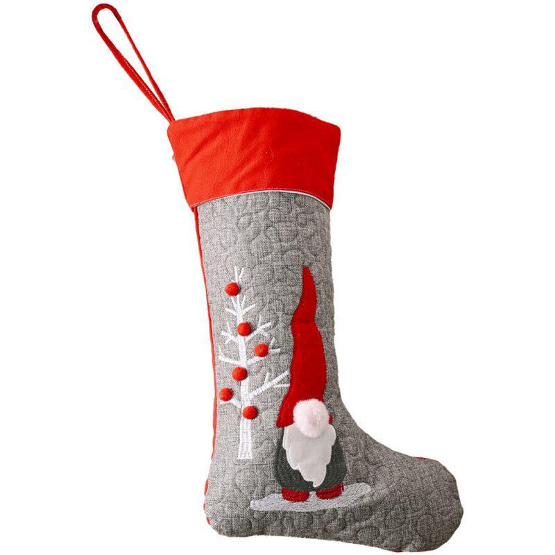 KUKALE Christmas Stockings Sock Xmas Candy Gift Bag Swedish Gnome Santa Hanging Pendant Ornament Home Supplies Gifts