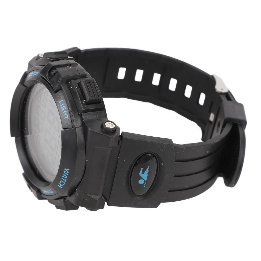 Men Digital Watch with Calendar and Alarm Clock Waterproof Nightlight Electronic Sports Watch for Outdoor Activities