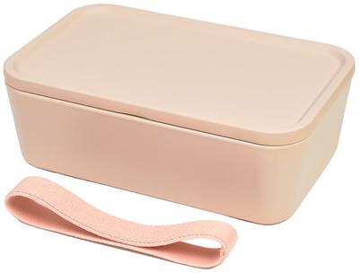 Ippinsha Bento 310 Lunch Box Box, 600ml, Beige, (Sanichimaru), Single-Tier