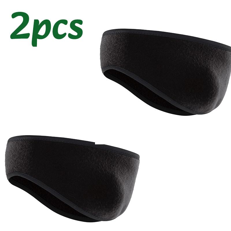 Winter Warme Fleece-Ohrenschützer Unisex Stirnband Weiches Winddichtes Stirnband Verdickte Damen Herren Sport Laufen Radfahren Kälteschutz Abdeckung