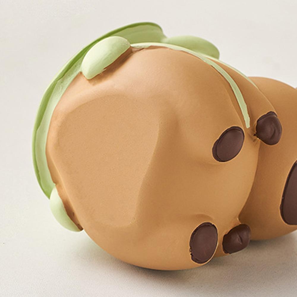 Resin Craft Desk Pen Holder Ornaments Stationery Organizer Pencil Storage Box  Desktop Decoration