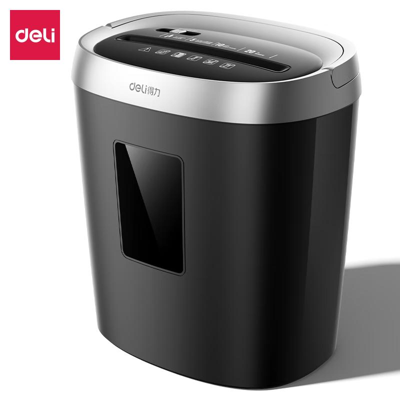 Deli Cross-Cut Paper Shredder for Home & Office CN plug (adapter included)