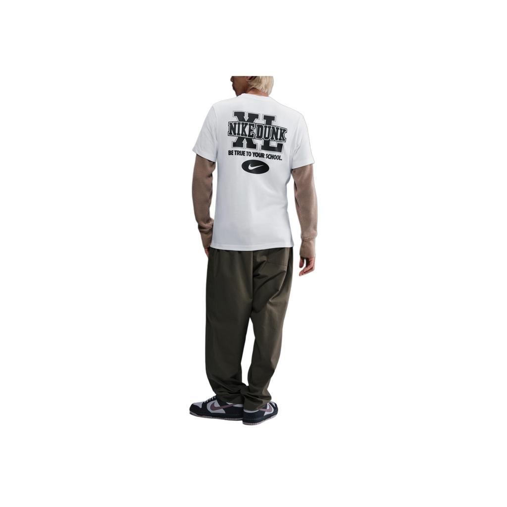 Nike Dunk AS U NSW Tee OC PK B Lbr Casual Comfortable Pullover Short Sleeve T-Shirt Men Tops White HJ0773100