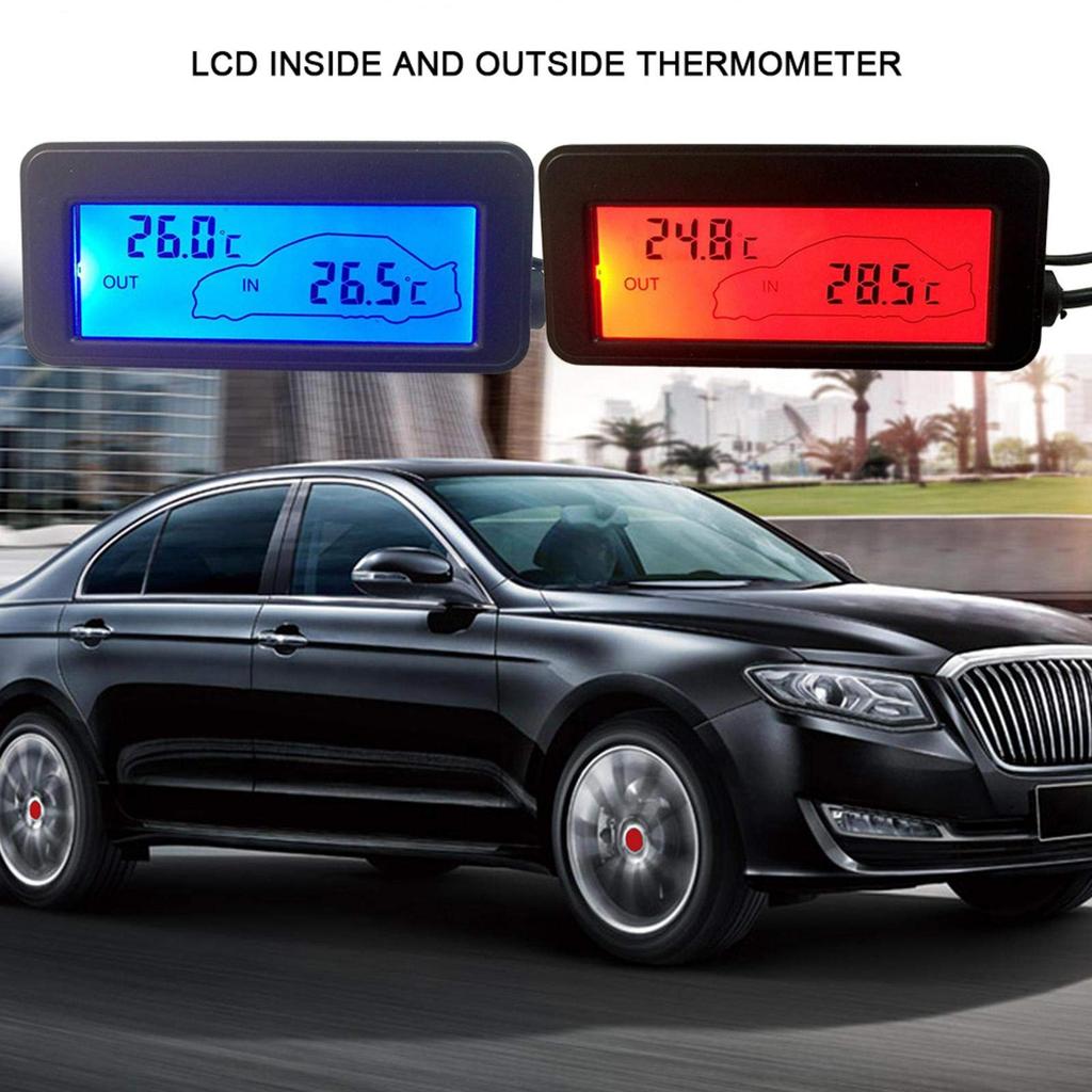 Cxiskyu Car - Car Outside Car , Automotive Gauge with LCD